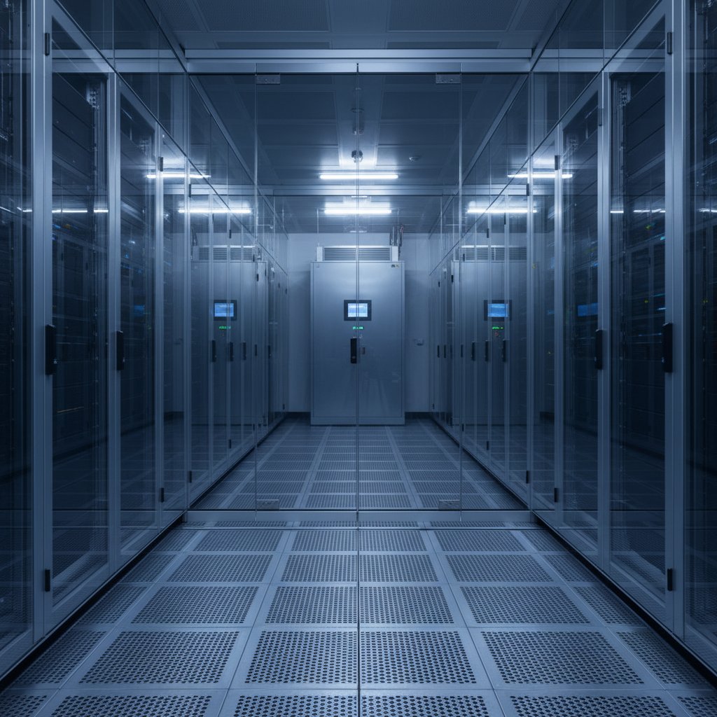 Data centre cooling: cold aisle containment and perforated floor tiles
